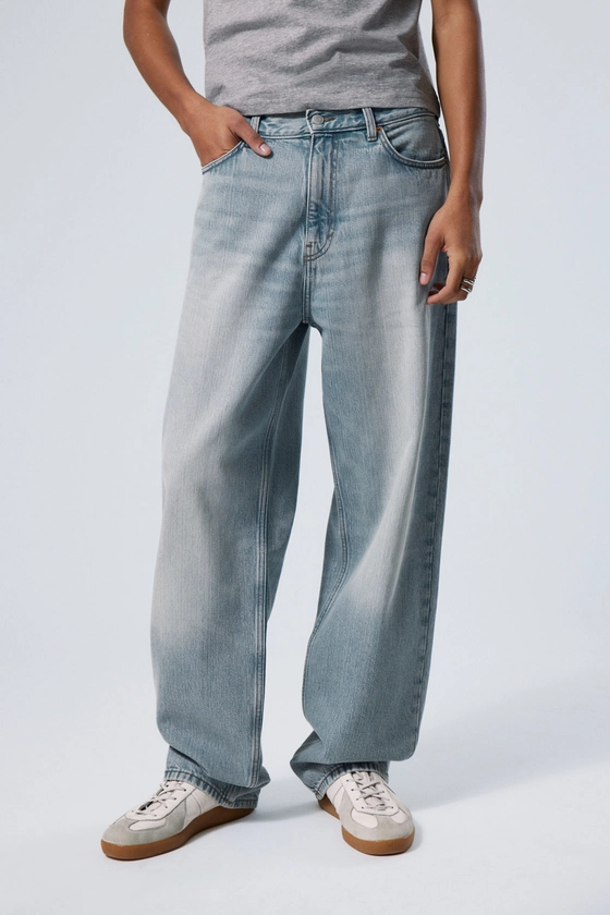 Galaxy Loose Straight Jeans - Aeon Blue - Weekday NL