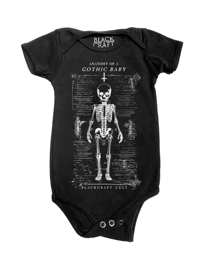 Gothic Baby Anatomy - Baby Onesie