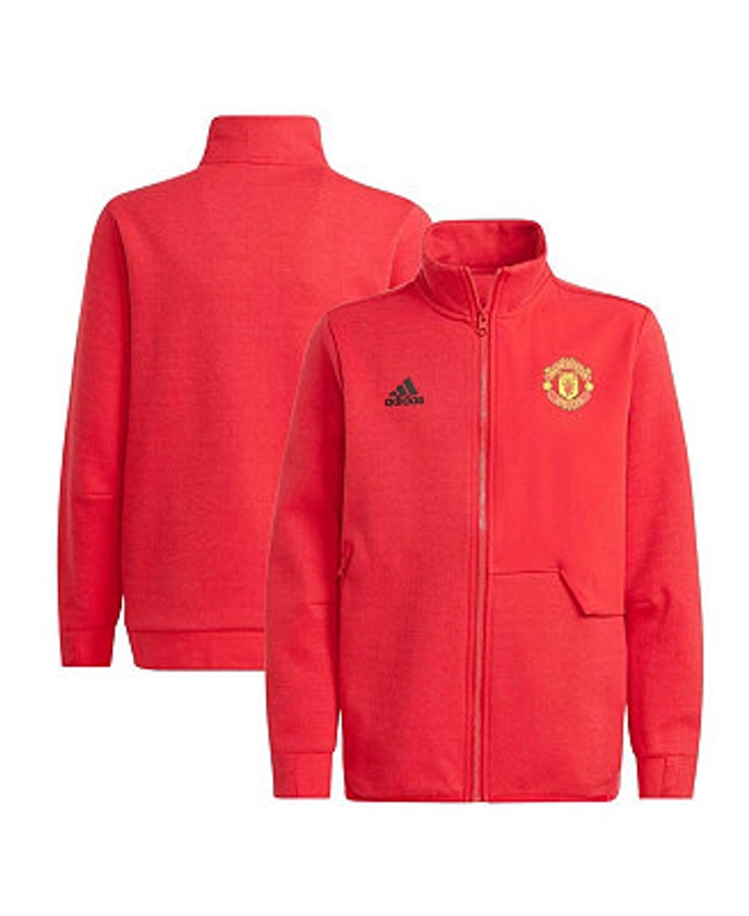 Big Boys adidas Red Manchester United Anthem Full-Zip Jacket - Macy's 