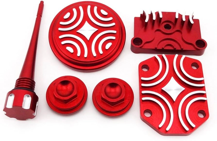 Red Engine Dress Up Kit Tappet Cover for Chinese 110cc 125cc ATV Quad Dirt Pit Bike