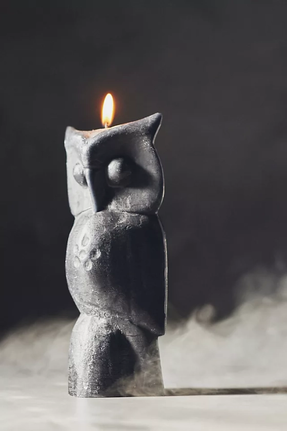 Owl Shaped Wax Candle