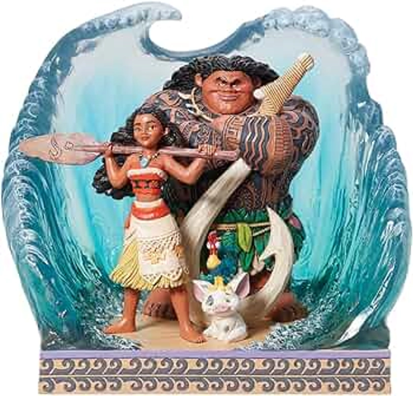 Enesco - Moana - Disney Traditions - Movie Poster Scene Figure