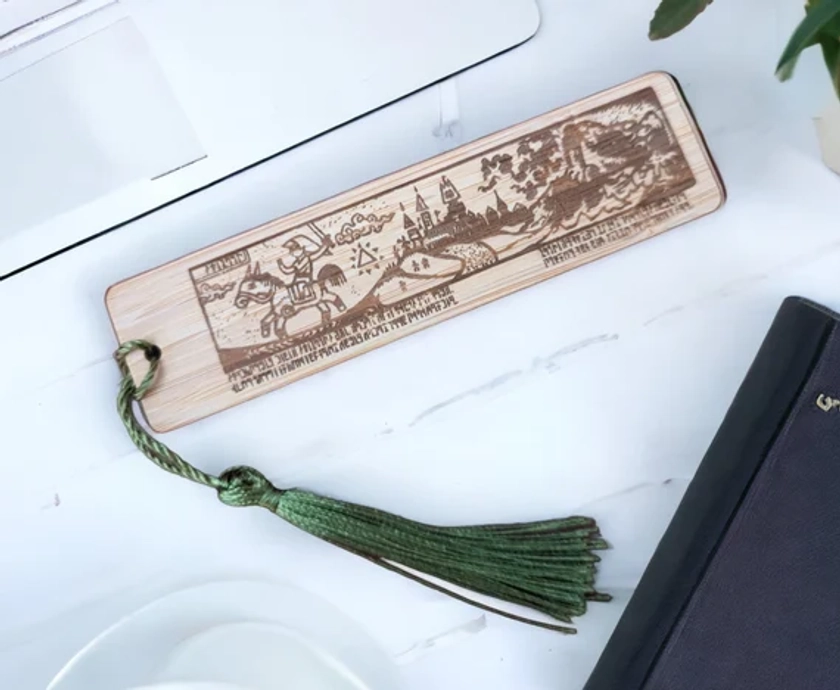 Legend of Zelda Wind Waker Bookmark - Laser Engraved Bamboo Bookmark