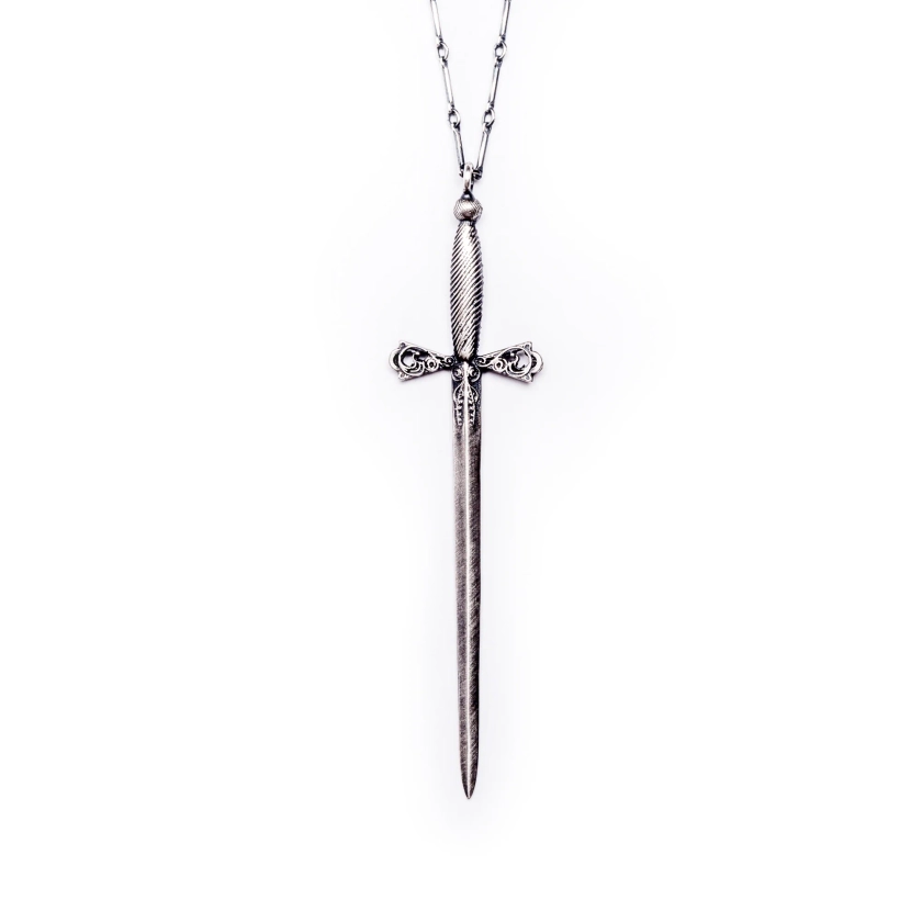 Mini Ace of Swords. Tarot Necklace. Part II – Blood Milk Jewels