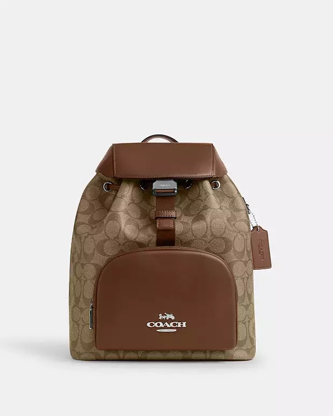 COACH® Outlet | Pace Large Backpack In Signature Canvas