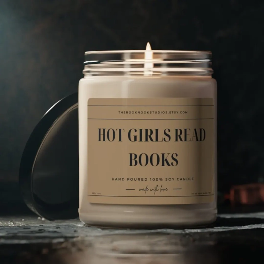 Hot Girls Read Books Gift Scented Soy Candle Candle Gift Ideas for Girlfriend Wife Birthday Present Best Friend Candle Book Lover Gifts Read - Etsy Australia