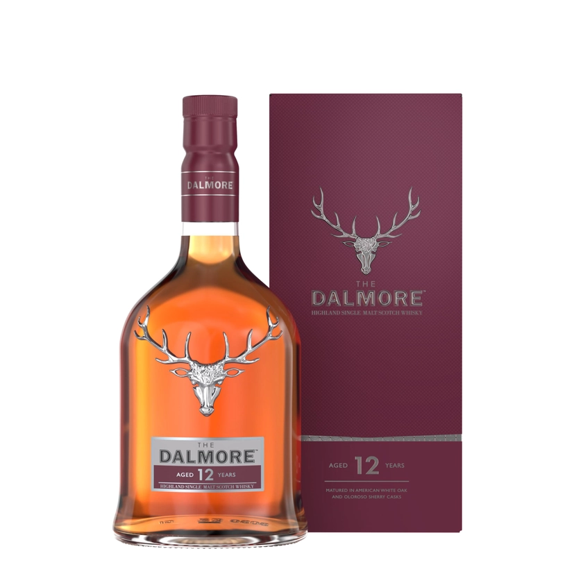 The Dalmore 12 Year Old Single Malt Whisky, 70cl