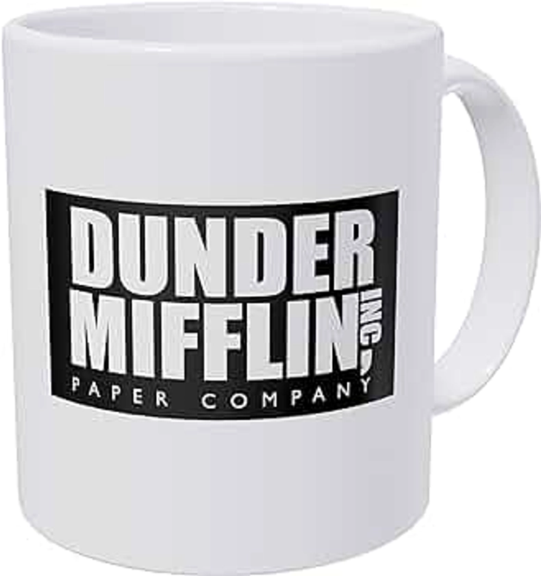 Wampumtuk - Tazza da caffè divertente, motivo: Dunder Mifflin The Office, 325 ml