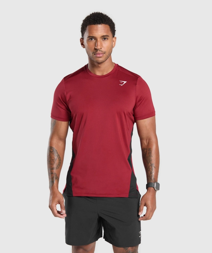 Gymshark Sport T-Shirt - Reps Red/Black