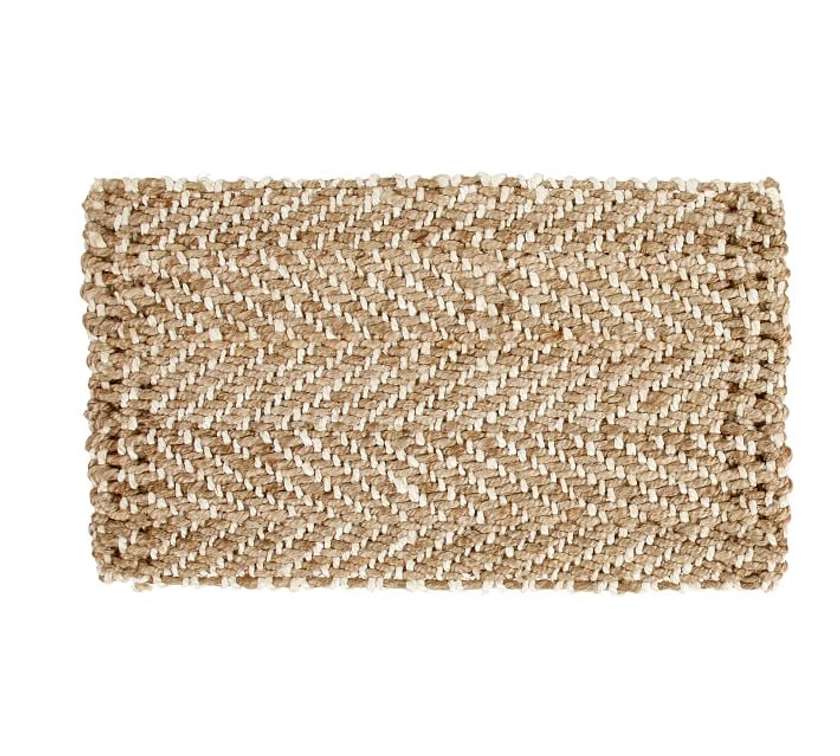 Herringbone Jute Doormat | Pottery Barn