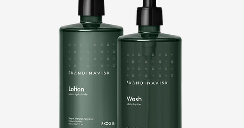 Shop SKOG Hand & Body Duo and leave a lighter footprint | Skandinavisk | B Corp certified since 2019 | Fragrances for a more balanced life