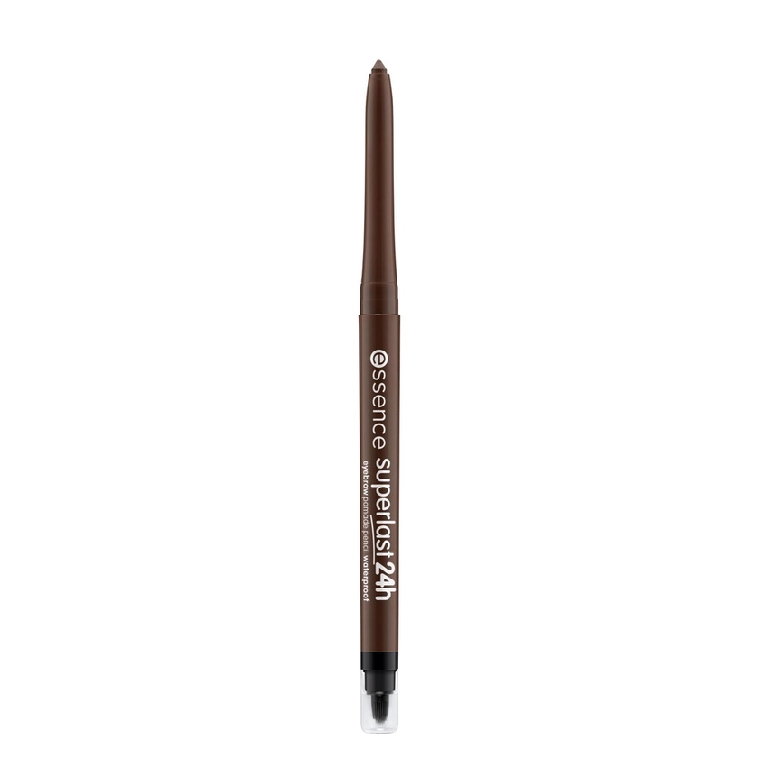 essence | SUPERLAST 24h eyebrow pommade pencil waterproof crayon sourcils 30 dark brown Crayon Sourcils - 30, Dark brown, 0.31 g - Marron