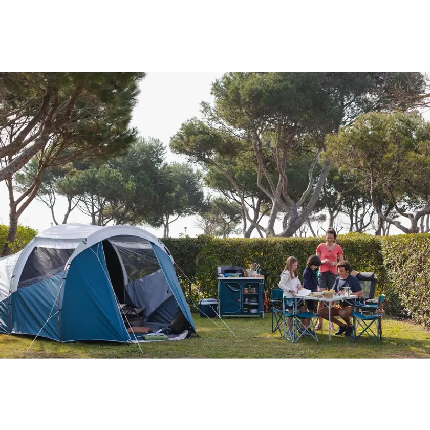 Tente à arceaux de camping - Arpenaz 4.1 F&B - 4 Places - 1 Chambre