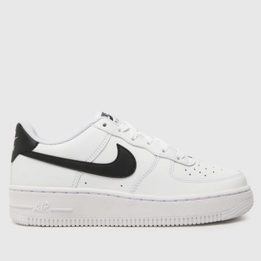 Nikewhite & black air force 1 Youth trainers