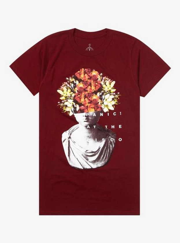 Panic! At The Disco Flower Head Boyfriend Fit Girls T-Shirt | Hot Topic