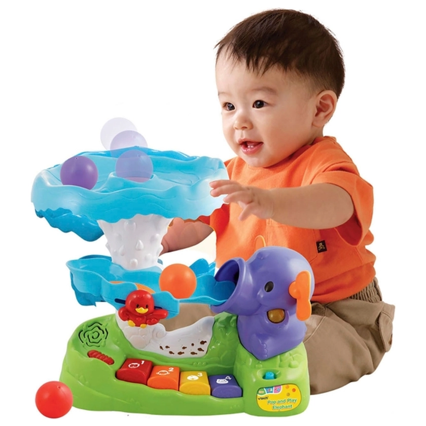 VTech Baby Pop and Play Elephant Toy Set | Smyths Toys UK