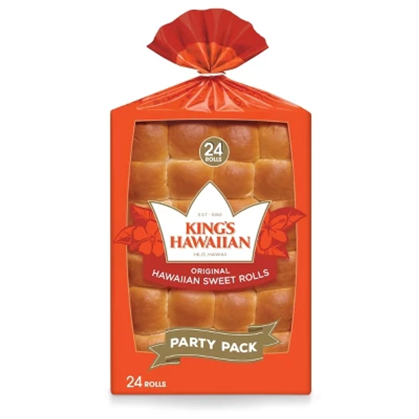 King's Hawaiian Sweet Rolls - 24ct /24oz