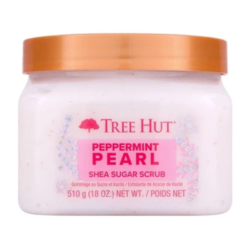 Tree Hut Peppermint Pearl Shea Sugar Body Scrub - 18oz