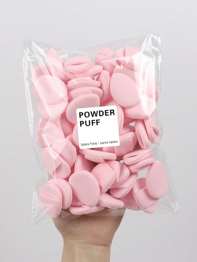 Finger Cushion Powder Puff 10-30-50-100pcs,With Air Cushion Powder Puff, Latex-Free Blending Sponge And Makeup Puff For Liquid Foundation, Powder, Concealer.Suitable For All Skin Types.