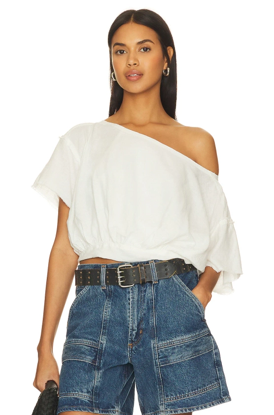 Free People Cloud 9 Bubble Tee in White | REVOLVE