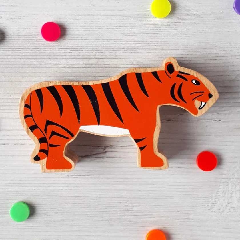 The Tiger Who Came to Tea wooden character - Books &amp; Pieces