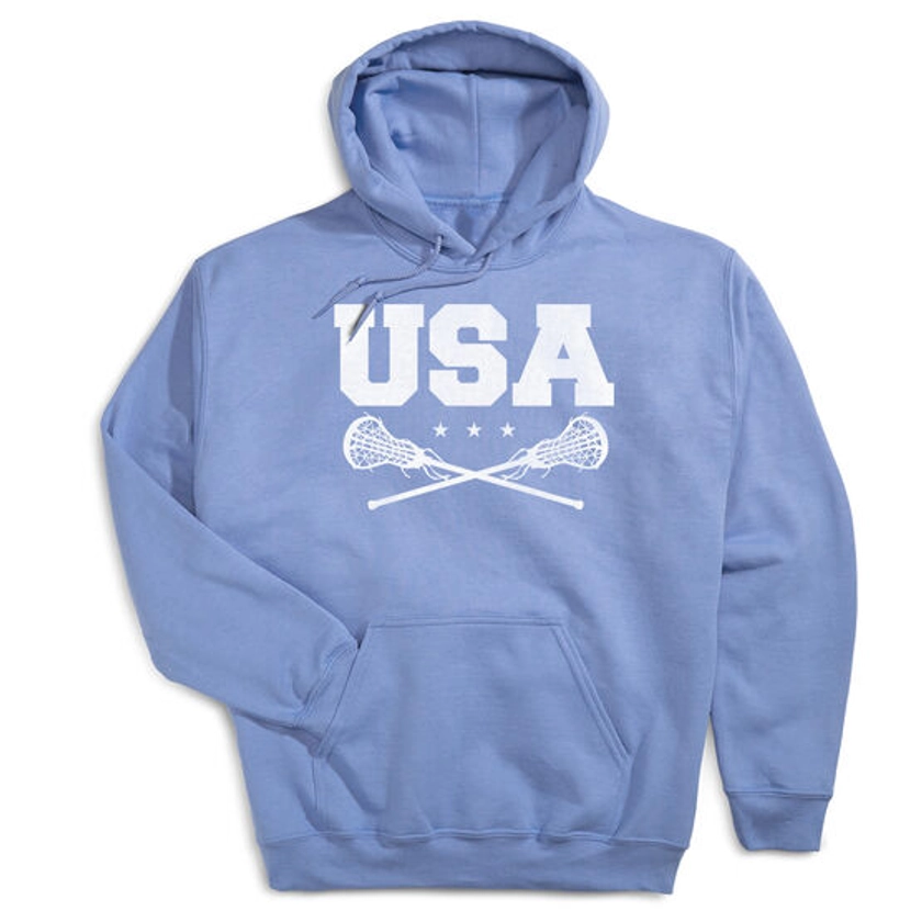 Girls Lacrosse Hooded Sweatshirt - USA Girls Lacrosse | LuLaLax