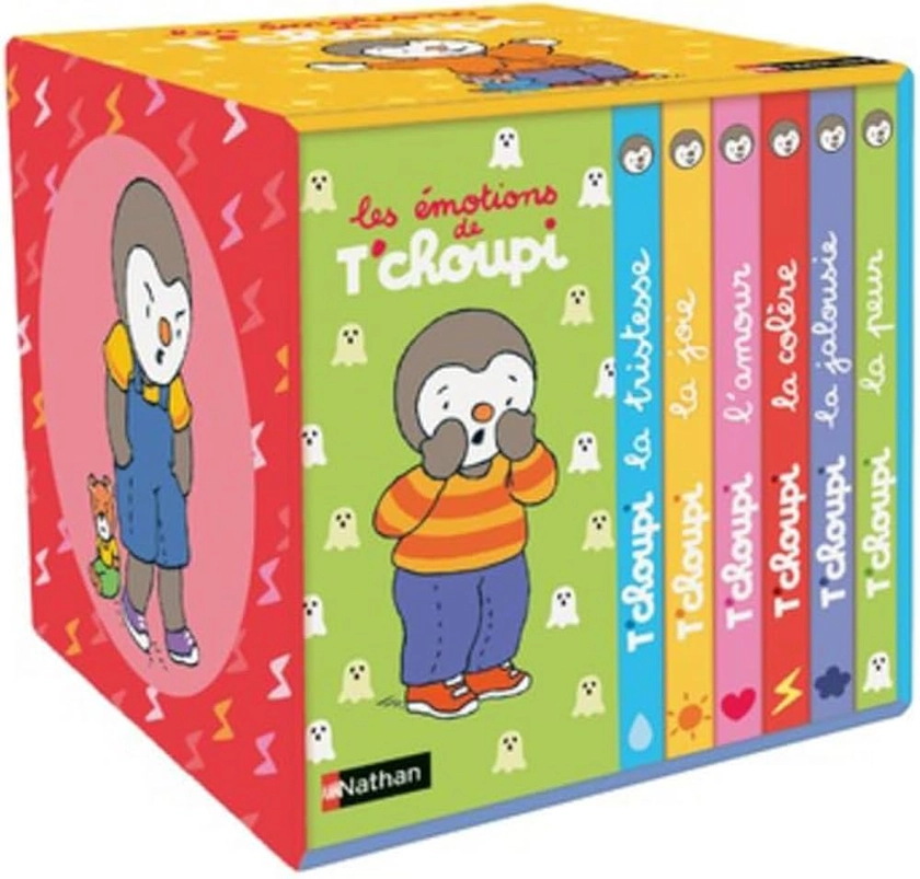 Les émotions de T'choupi - un coffret de 6 livres pour comprendre ses premières émotions - Dès 2 ans : Courtin, Thierry: Amazon.fr: Livres