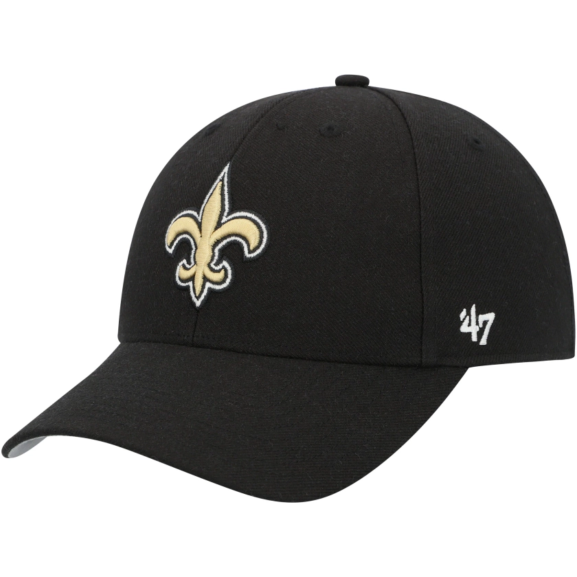 New Orleans Saints '47 MVP Adjustable Hat - Black