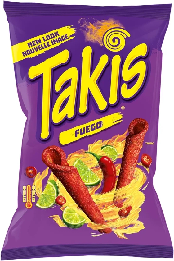 Takis Fuego Spicy Chili Pepper And Lime Rolled Tortilla Chips - Crunchy Corn Chips Snack 90g (Imported) : Amazon.in: Grocery & Gourmet Foods