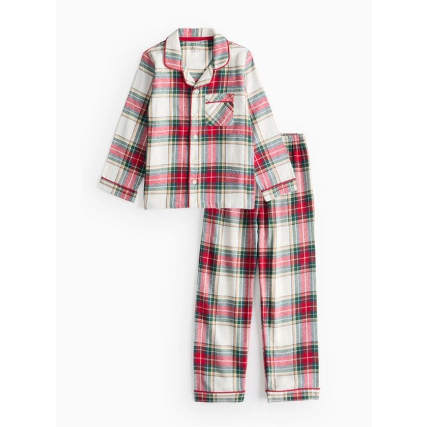 Buy Matching Family Kids' Christmas Traditional Check Pyjamas 1.5-2 years | Pyjamas | Tu