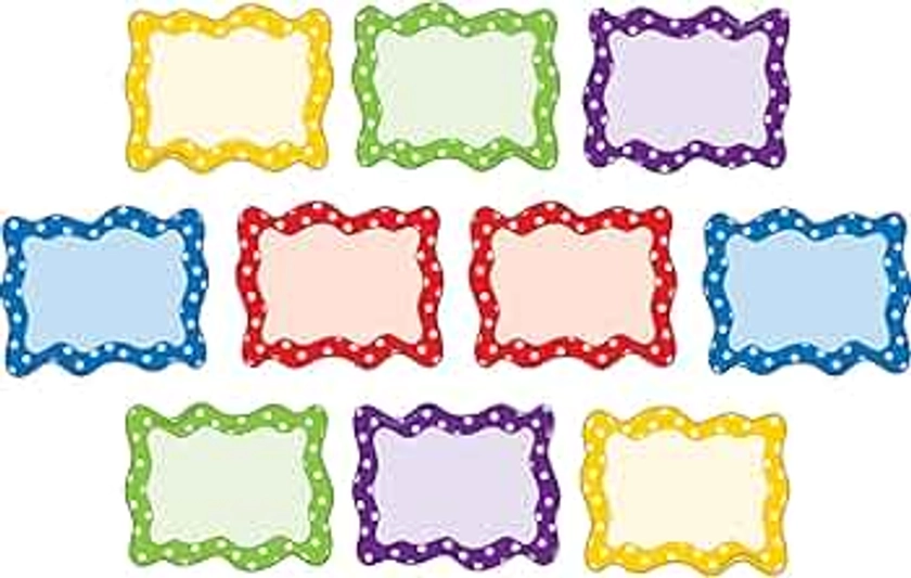 Teacher Created Resources Blank Cards Accents, Polka Dot (4757)