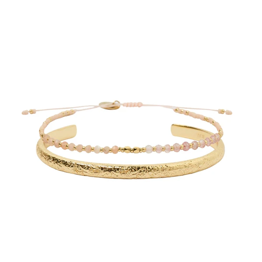 Salty Bracelet Stack - Rose