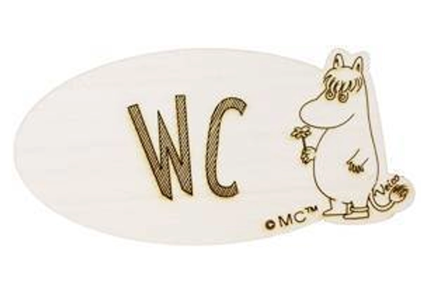Mysbod.com - The shop for you who love Moomin! - Moomin Tree Sign WC - Snorkmaiden