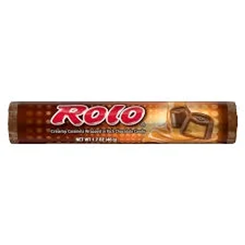 Rolo Rich Chocolate Caramel Candy, Roll 1.7 oz - Walmart.com