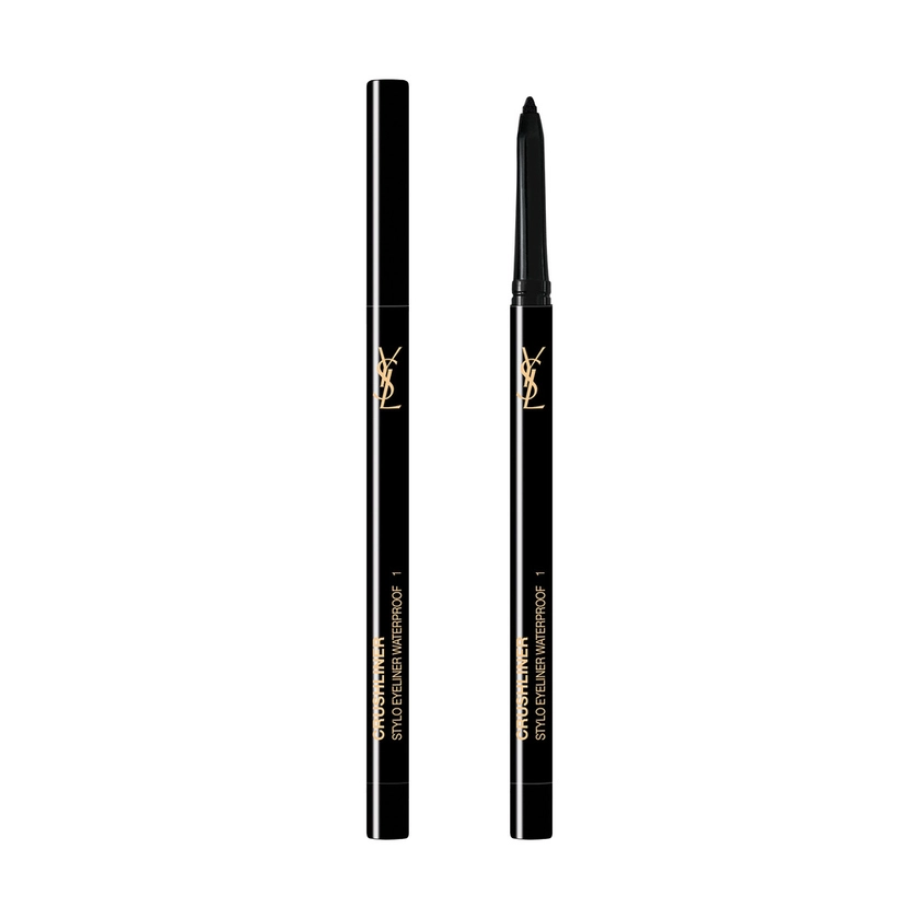 Yves Saint Laurent | Crushliner Crayon Yeux - Maquillage YSL - N°1 Noir Intense - Noir