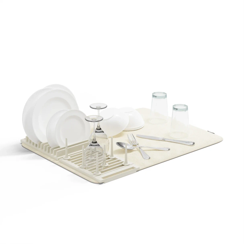 Udry Peg Dish Drying Rack & Mat | Space-Saving Solution by Umbra