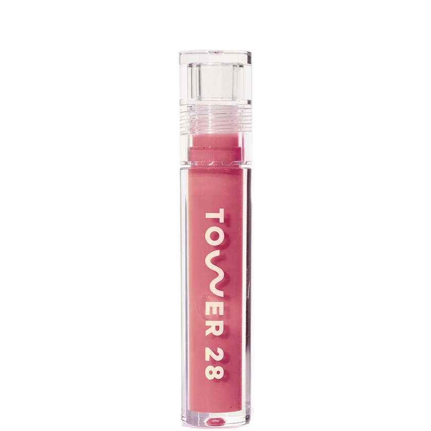 Tower 28 Beauty ShineOn Milky Lip Jelly Almond | CultBeauty