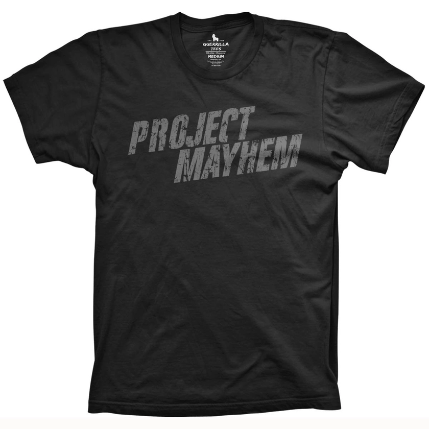 Project Mayhem T-Shirt | Fight Club Tyler & Druden Shirt