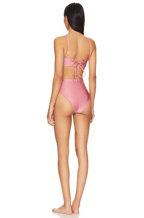 Tularosa Aura One Piece in Dusk Rose | REVOLVE