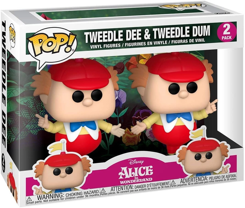 Funko Pop! 2pk - Disney Alice Aux Pays Des Merveilles - Tweedle Dee &amp; Tweedle Dum