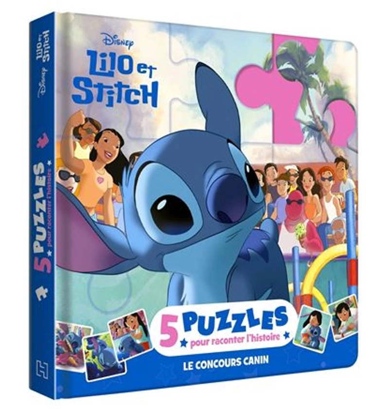 Lilo Et Stitch - 5 puzzles 9 pieces : LILO ET STITCH - Mon Petit Livre Puzzle - 5 puzzles 9 pièces - Disney