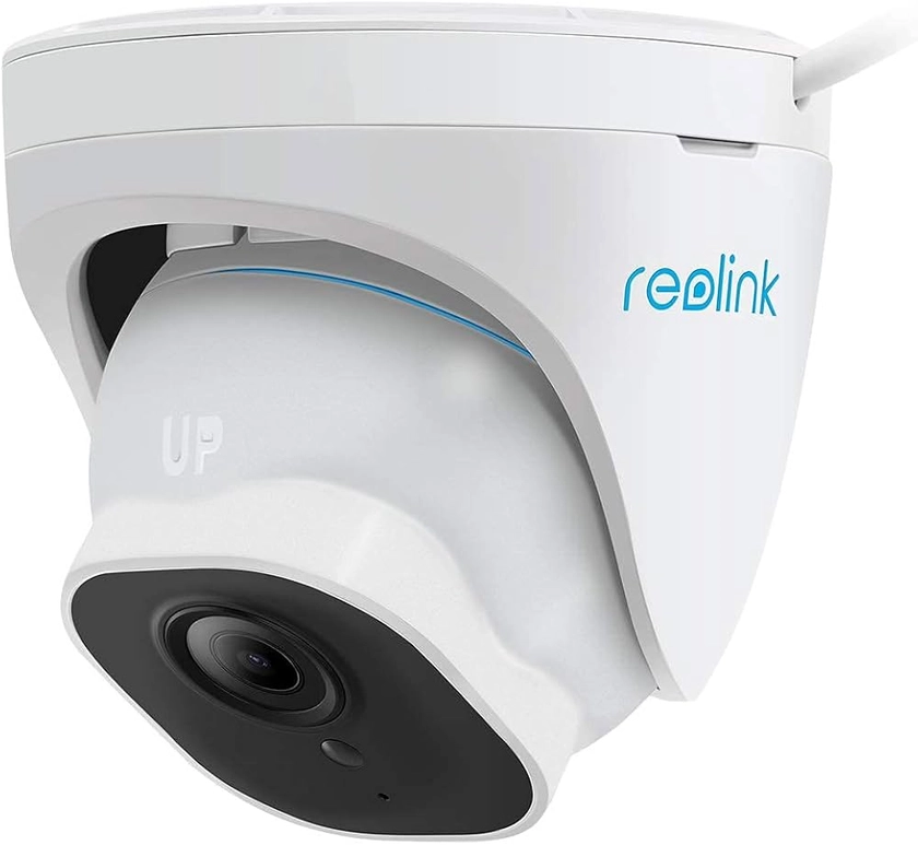 Reolink 5MP Caméra de Surveillance Extérieure PoE Dôme avec Détection Personne/Véhicule, Caméra IP avec Etanche IP67, Time Lapse, Fente pour Carte microSD, Vision Nocturne IR, Support Audio, RLC-520A