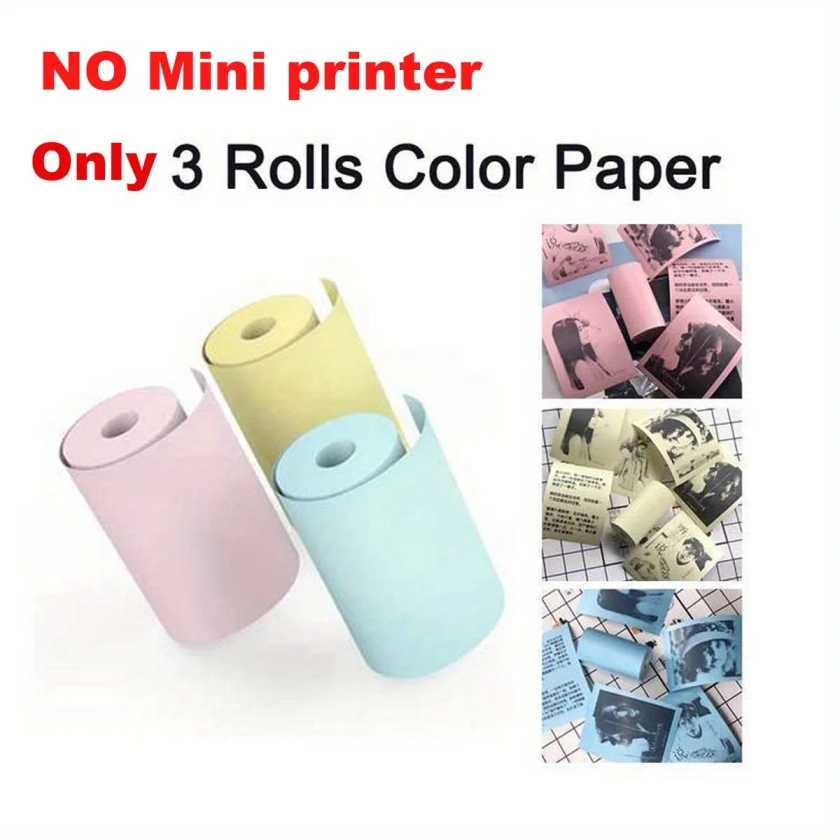 1pc Portable Printer, Mini Pocket Wireless Thermal Printers