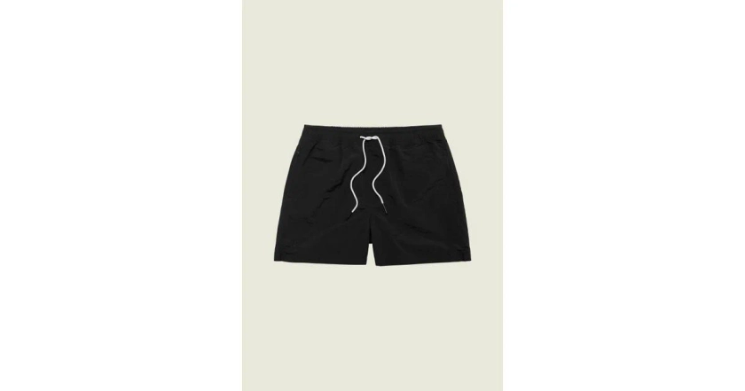 Black Nylon Swim Shorts