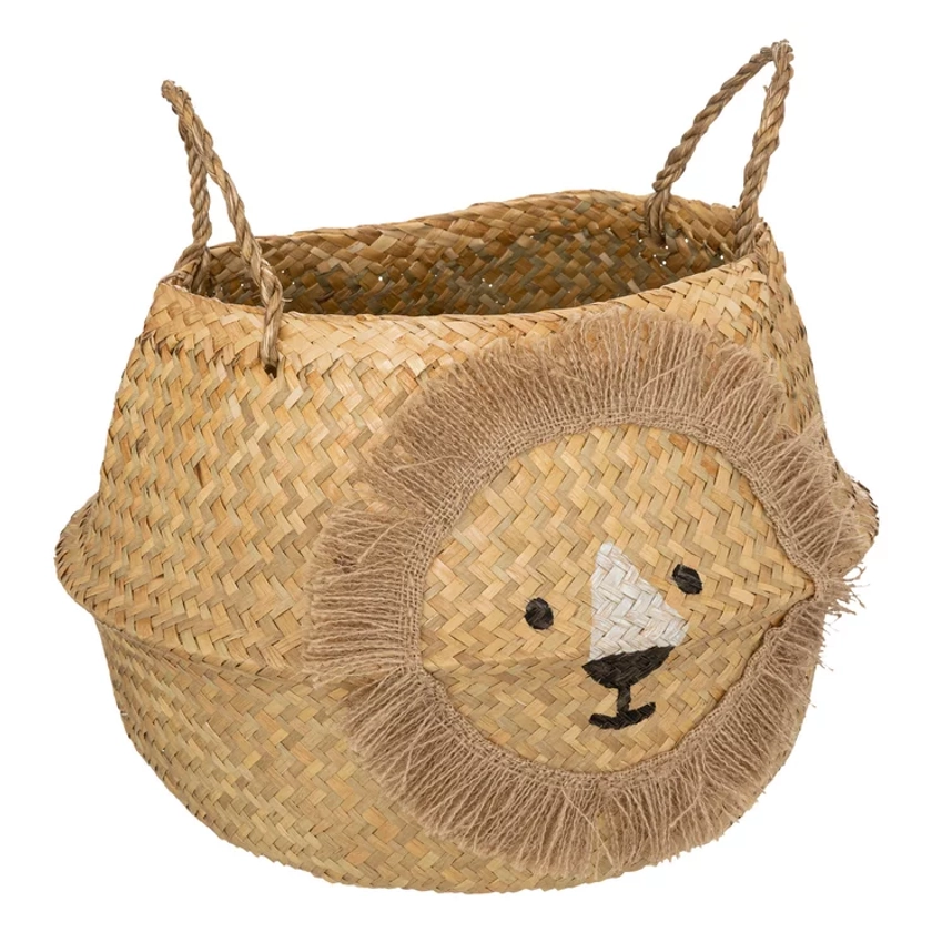 PANIER PLIABLE ROSEAU LION D.35CM