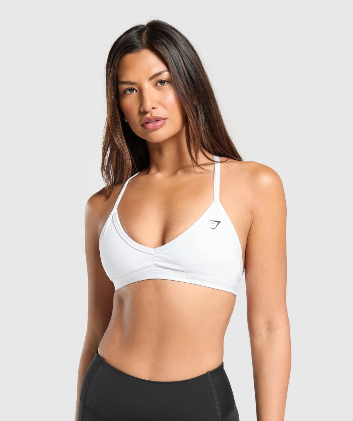 Gymshark Minimal Sports Bra - White