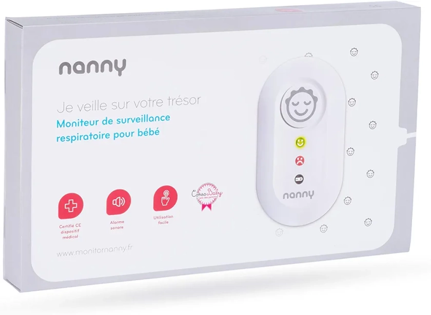 Nanny - Moniteur respiration bébé - Modèle agréé France