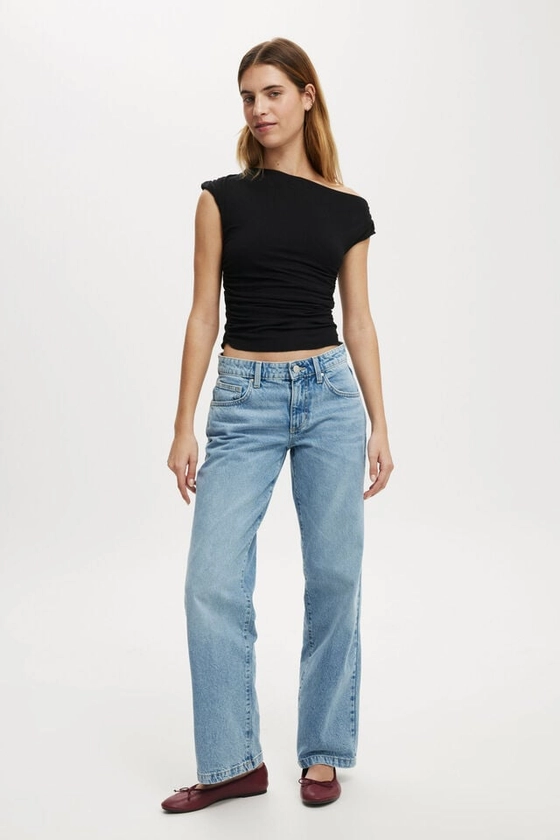 Low Rise Straight Jean