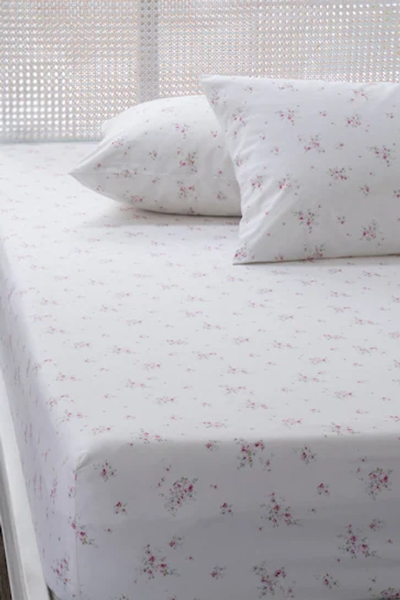 Shabby Chic by Rachel Ashwell® Floral Floral Rosabelle Deep Fitted Sheet and Pillowcase Set