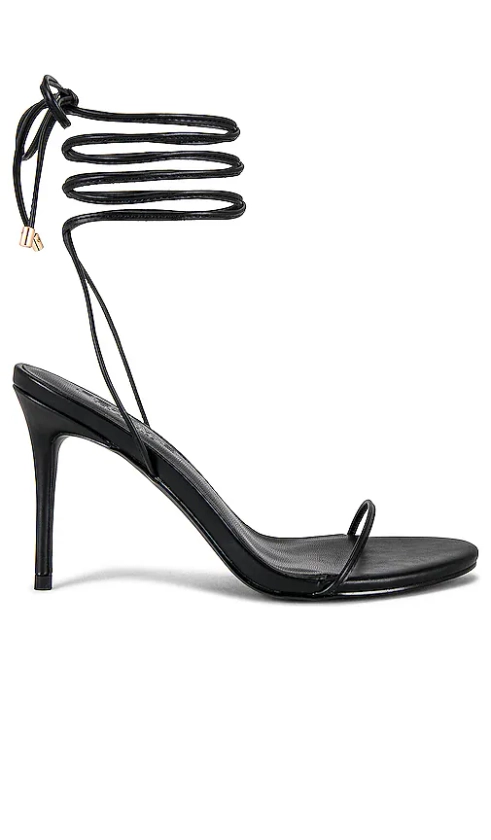 3.0 Barely There Lace Up Heel